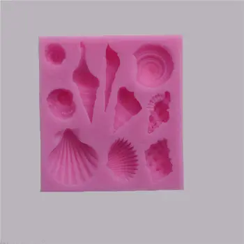 

1PC 3D Silicone Fondant Soap Cupcake Jelly Conch Snail Whelk Shell Cake Candy Chocolate Decoration Baking Tool 8.2*7.5*1.5cm