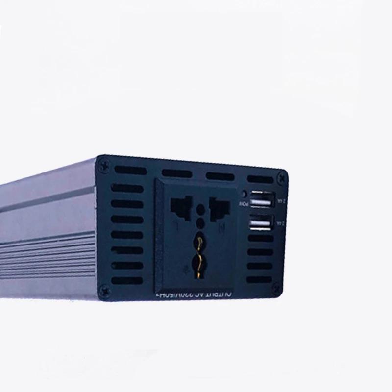 300W фары для автомобилей Мощность автомобильный инвертирующий усилитель для укладки волос с немодулированным синусоидальным сигналом Мощность Инвертор преобразователь переменного тока в постоянный адаптер с двумя портами Usb Зарядное устройство штепсельная вилка американского стандарта