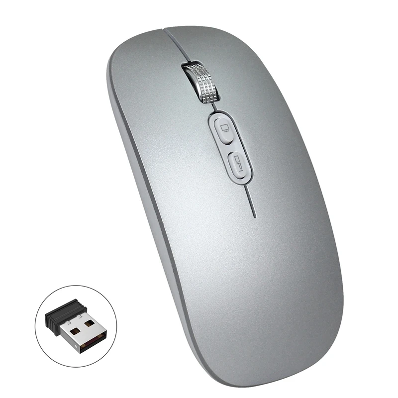 M103 перезаряжаемая беспроводная мышь Бесшумная Кнопка USB мини оптическая мышь, DPI 1600 с зарядным кабелем для ноутбука
