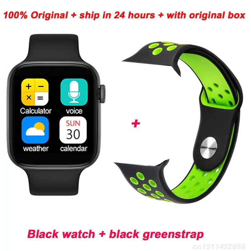 black add green Greentiger iwo 8 lite plus умные часы для мужчин монитор сердечного ритма Bluetooth Вызов анти-потеря напоминание управление музыкой T5 smartwatch - Цвет: black add green