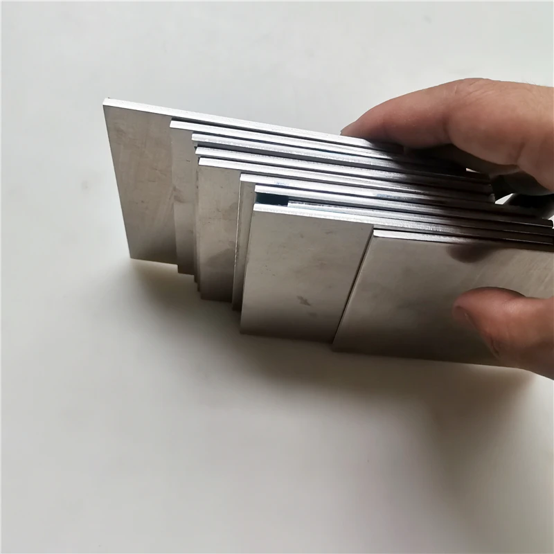 alumínio plana espessura de alumínio diy 3mm 100x100mm customizável