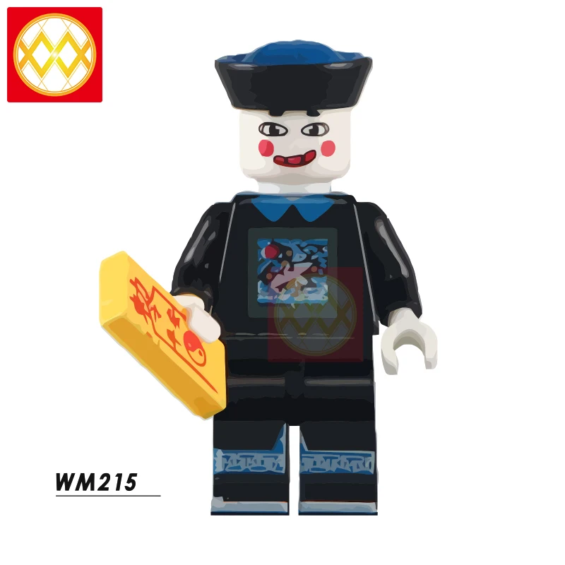 Фильм ужасов WM6075 ужас Хэллоуин Фредди Майерс Джек Скеллингтон зомби Эрика дравена Билла Джейсона строительные блоки игрушки для детей - Цвет: WM215zombie