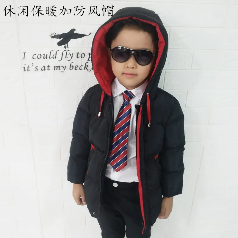 Winter New Style Childrenswear BOY'S Cotton Jacket Children Warm Cold Cotton Top
