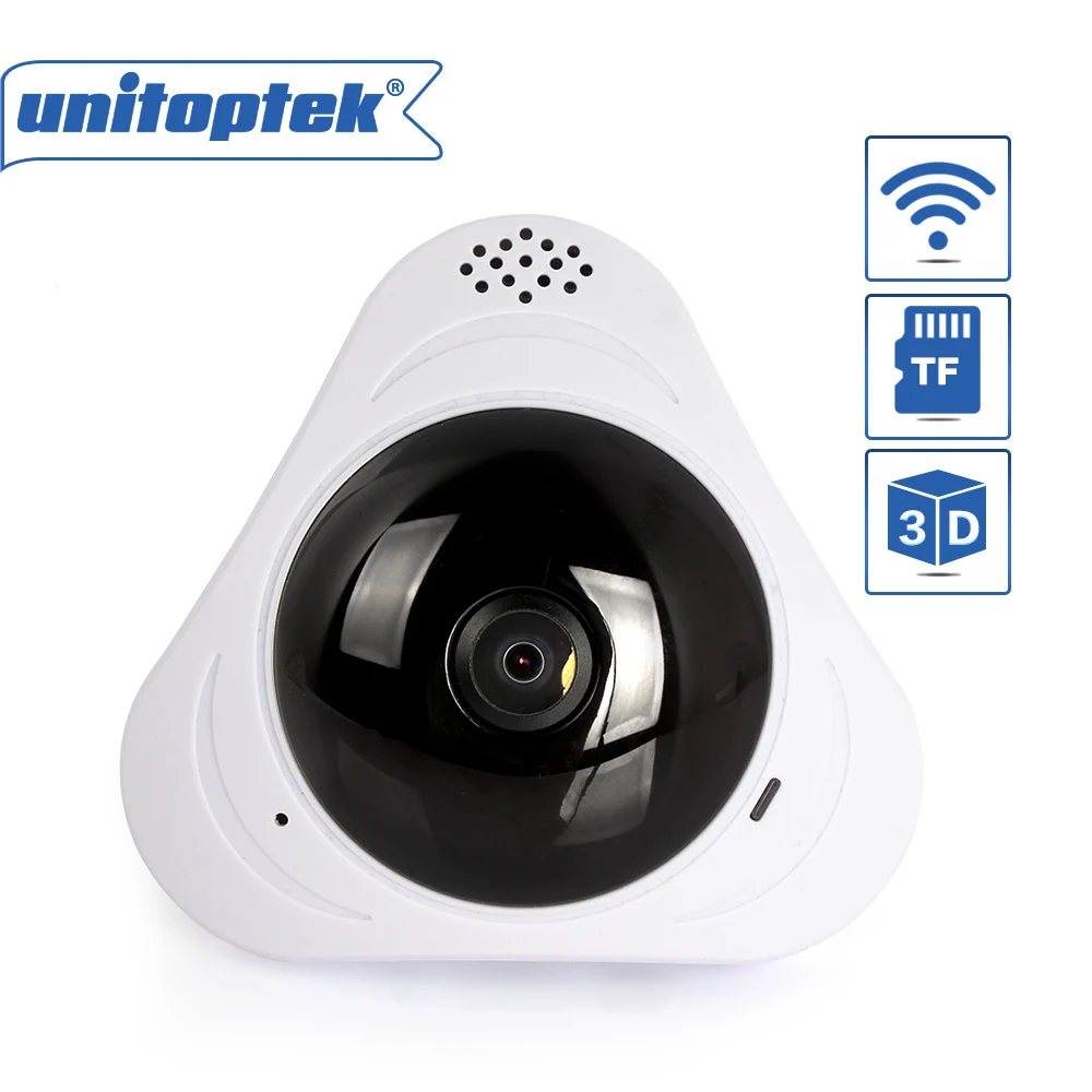Панорамная Wi Fi камера HD 960P Беспроводная VR 3D панорамная ip P2P умная безопасности