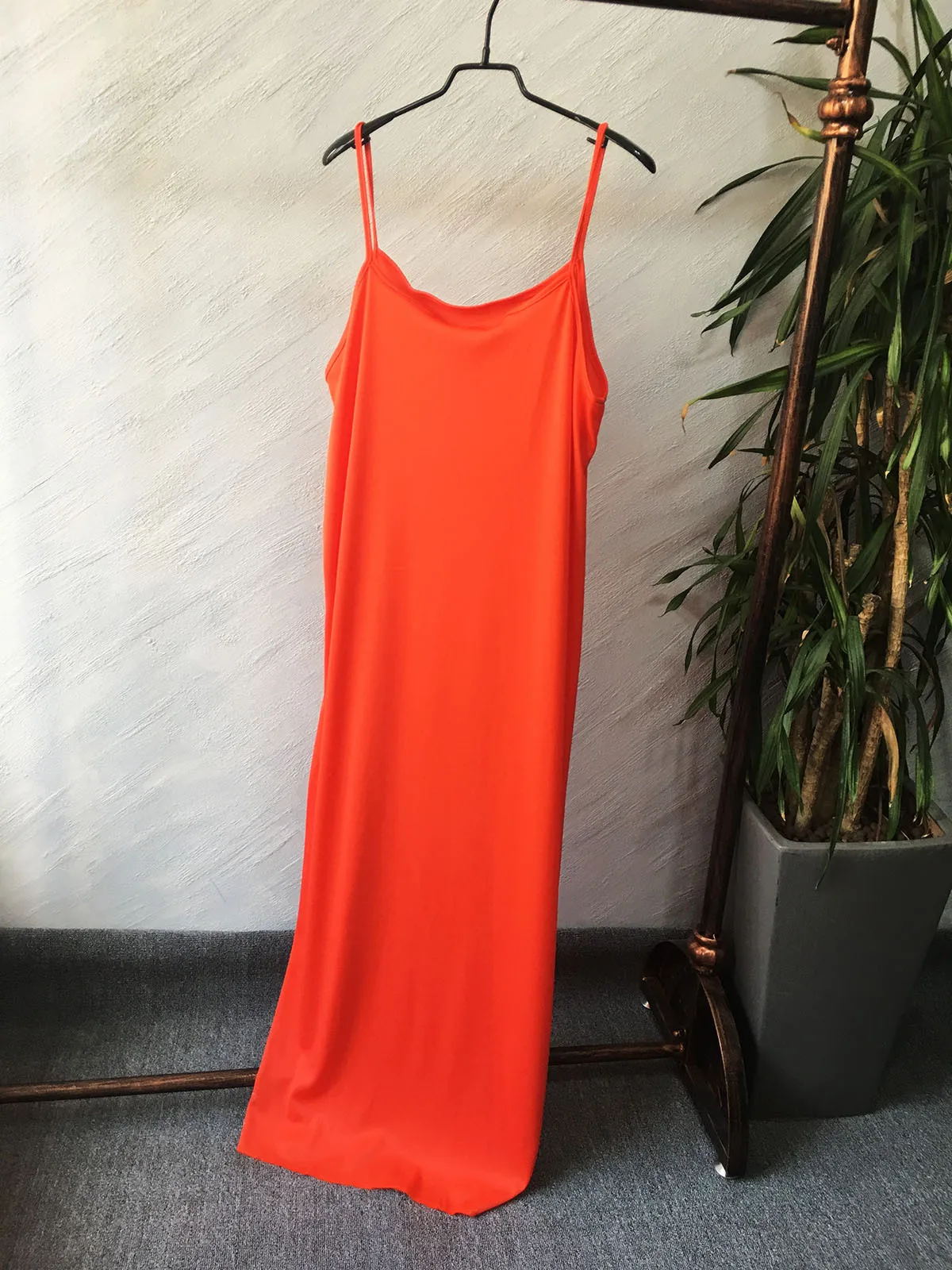 chiffon heavy industry hot drill big round collar Batman sleeve loose comfortable high-grade burqa with orange sling