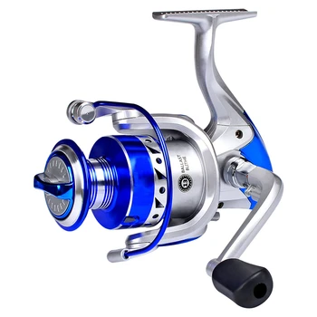 

General Durable Fishing Reel Gear Ratio 5.2:1 13BB KM1000 - 6000 Series Metal Spool Spinning Reel Fish Salt Water Reel