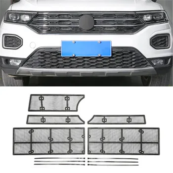 

Front grille engine water tank protective net insect net trim Car Styling for 2018 2019 2020 Volkswagen T-roc Troc