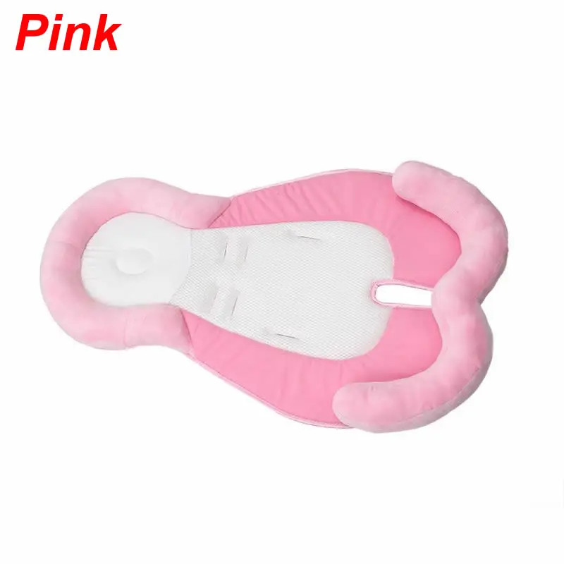 Pink Детская подушка анти-ролл Подушка для новорожденного младенца матрас детская подушка для сна позиционная площадка предотвращает плоскую форму головы подушка - Цвет: Pink