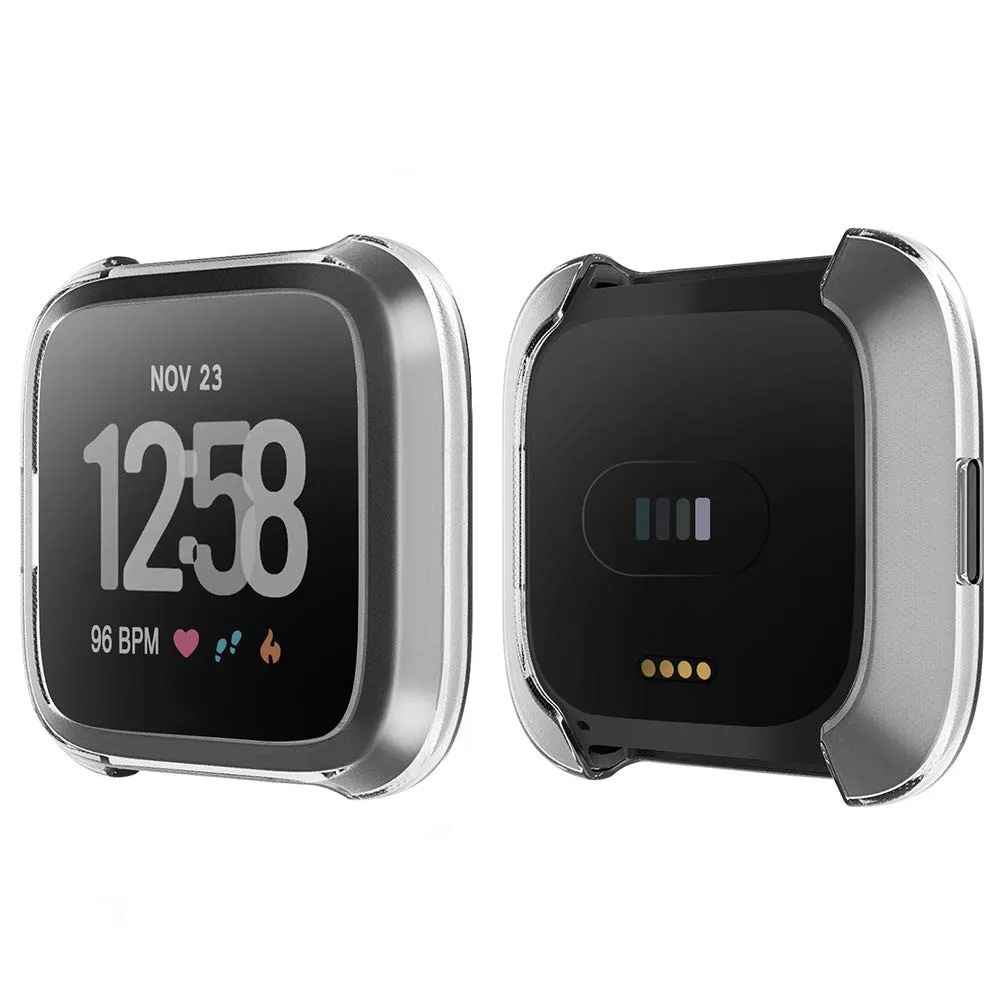 2 шт прозрачный ТПУ защитный силиконовый чехол для Fitbit versa Lite умные часы