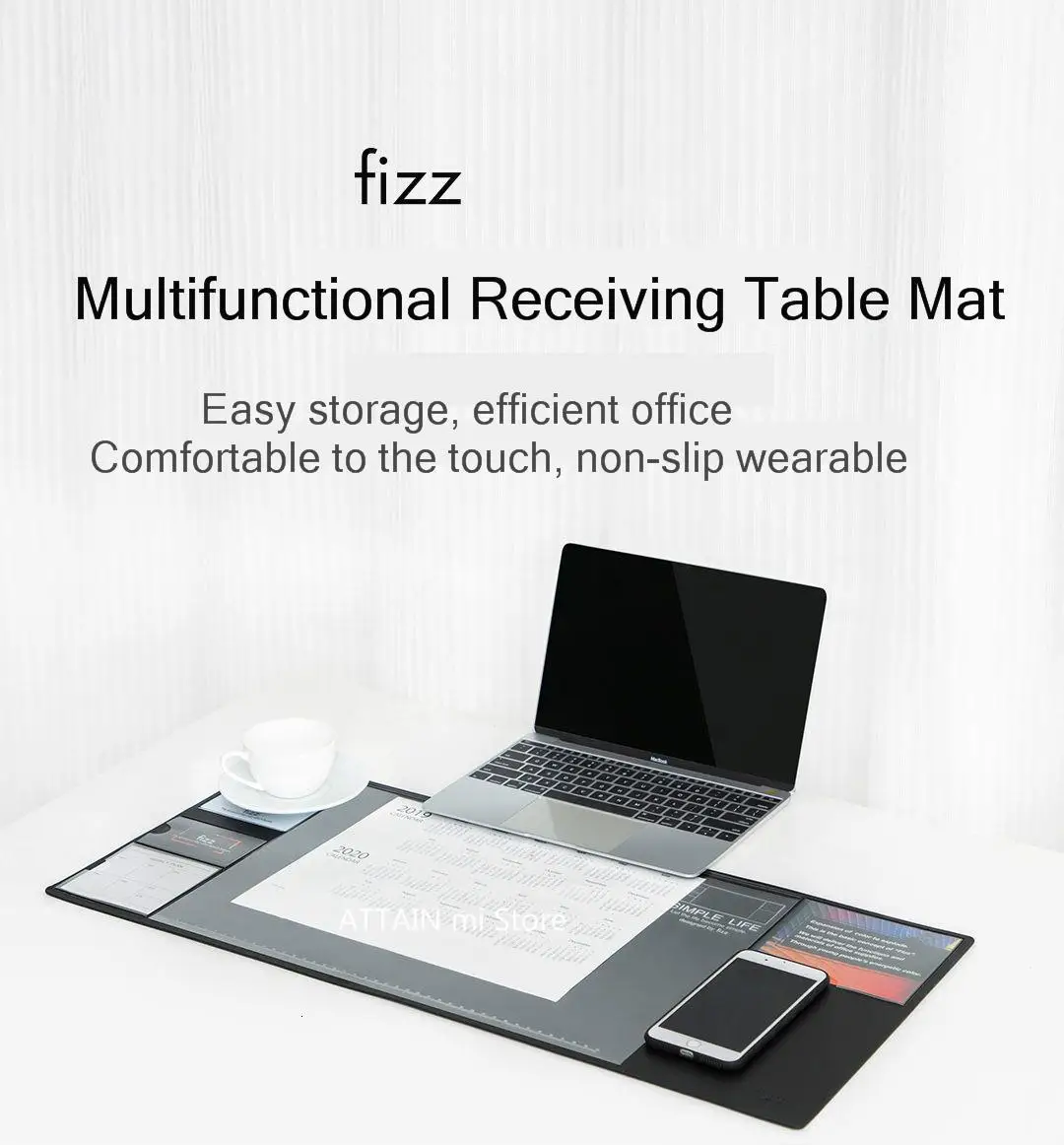 2 вида цветов Xiaomi Fizz мульти офисный Настольный коврик Xiomi Хвойная древесина коврик для мыши нескользящий переносной настольный органайзер для файлов стол для хранения заметок коврики