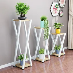 Support de fleurs en fer forgé à plusieurs niveaux, Simple, pour salon, plantes en pot, balcon, plantes succulentes, pour l'extérieur 