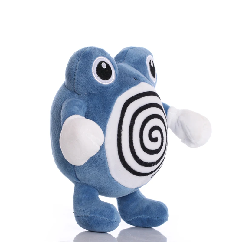 18cm Pokémon poliwhirl Plüss Gyermek- Babaarcú de nem okos nő aranyos poliwhirl Plüss Medál Árverseny Töltött toys ajándékok számára gyerekek gyerekeknek