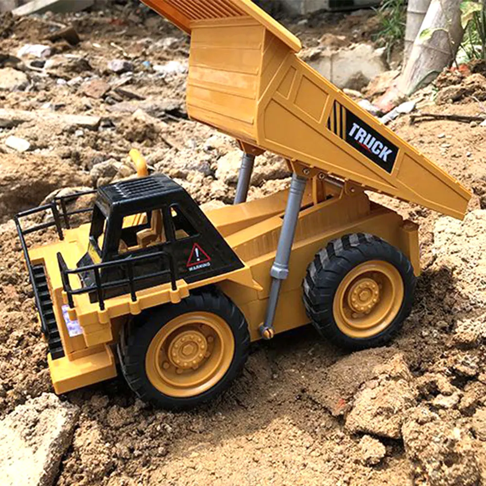 RC Engineering car 1:16 грузовик из сплава самосвал наклонная тележка 4WD пульт