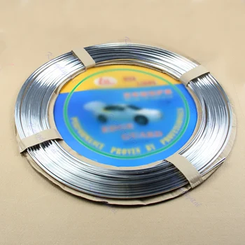 

New 15M Chrome Moulding Trim Strip Car Door Edge Scratch Guard Protector Cover