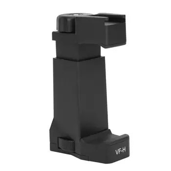 

ViewFlex VF-H1 ABS Black Heavy Support Mobile Phone Clip 1/4 Inch Screw Hole with Cold Shoe Mount for Handle Stabilizer