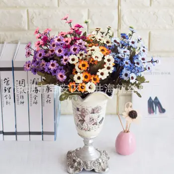 

Artificial Model 24 Head Autumn Roadside Chrysanthemum Home Decorative Flower Crafts