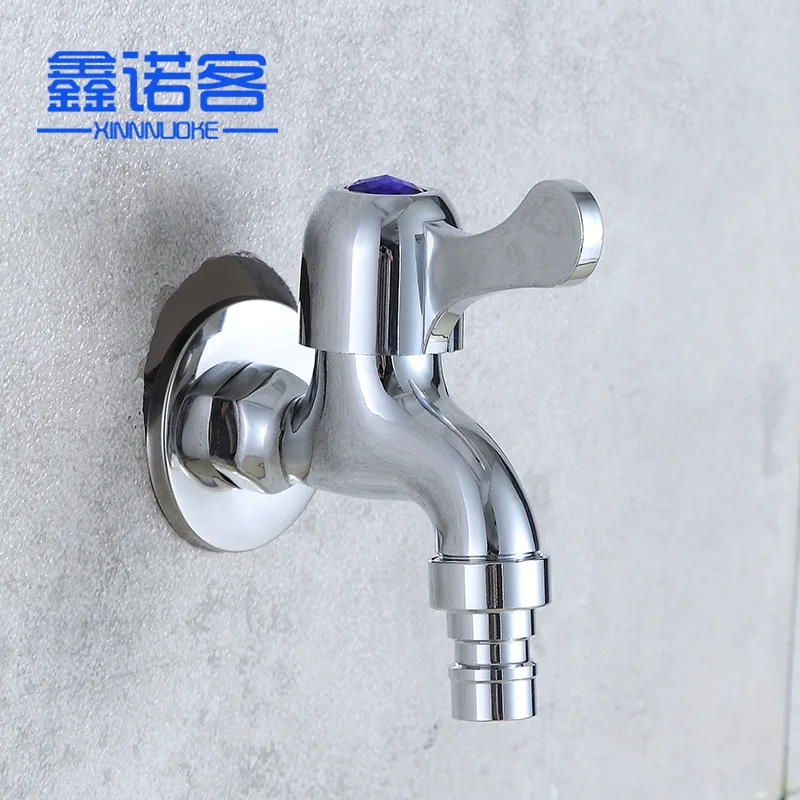 

Copper Gravity Casting Mop Pool Sewer Fast Open Faucet Wall Tap Copper Core Copper Rod Washing Machine Faucet