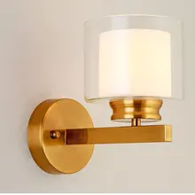Листовое стекло настенный светильник для спальни в скандинавском стиле прикроватный настенный светильник светодиодный креативный светильник для гостиной лампа для прохода настенный светильник