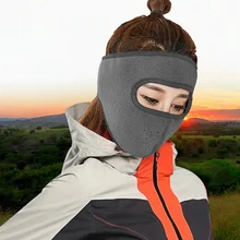 Наружная Зимняя Маска для лица, теплая велосипедная защита для лица, ветрозащитный головной убор, переносная шапка для езды, шарф для езды на велосипеде