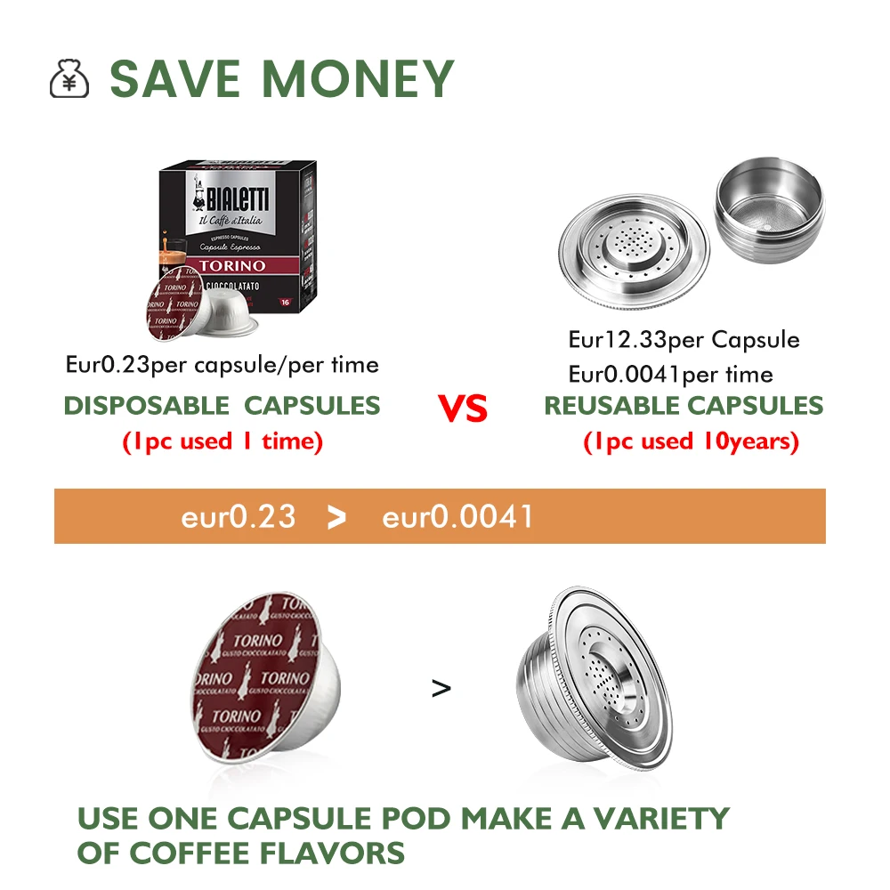 Recafimil Reusable Coffee Capsule 