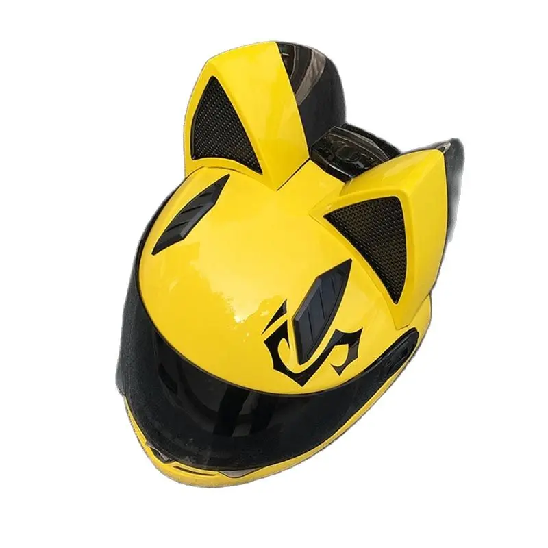 Nitrinos Kedi Kulak Notorcycle Kask Dort Mevsim Anti Sis All Over Kedi Kulak Kask Capraz Ulke Adam Ve Kadin Yaris Kask Helmets Aliexpress