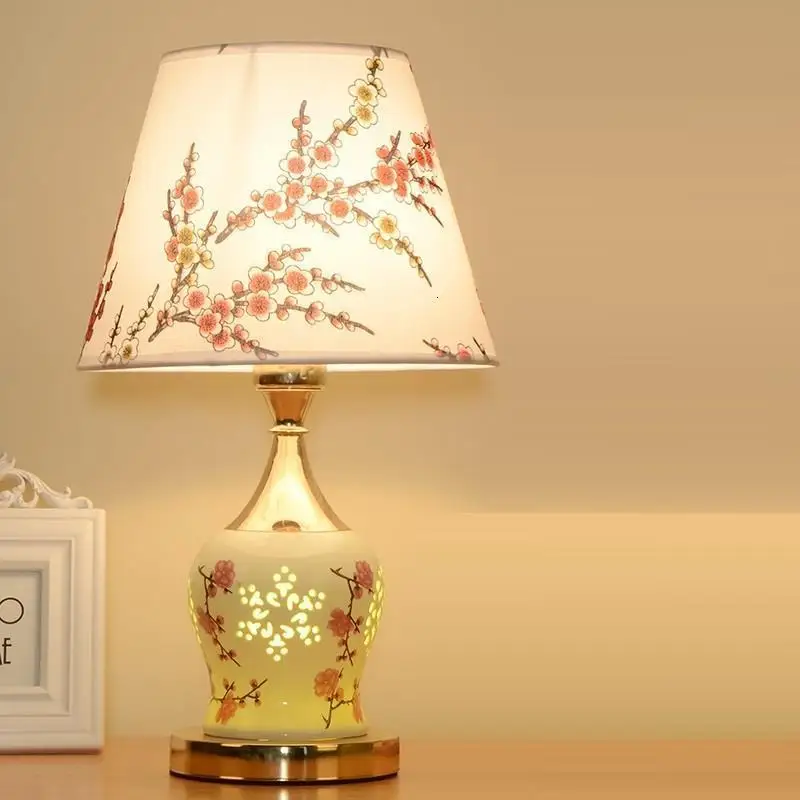 Chevet Chambre лампе Tischlampe Mariage европейский лампа для свадьбы Noche Lampara Maison деко Luminaria де меса стол прикроватный свет