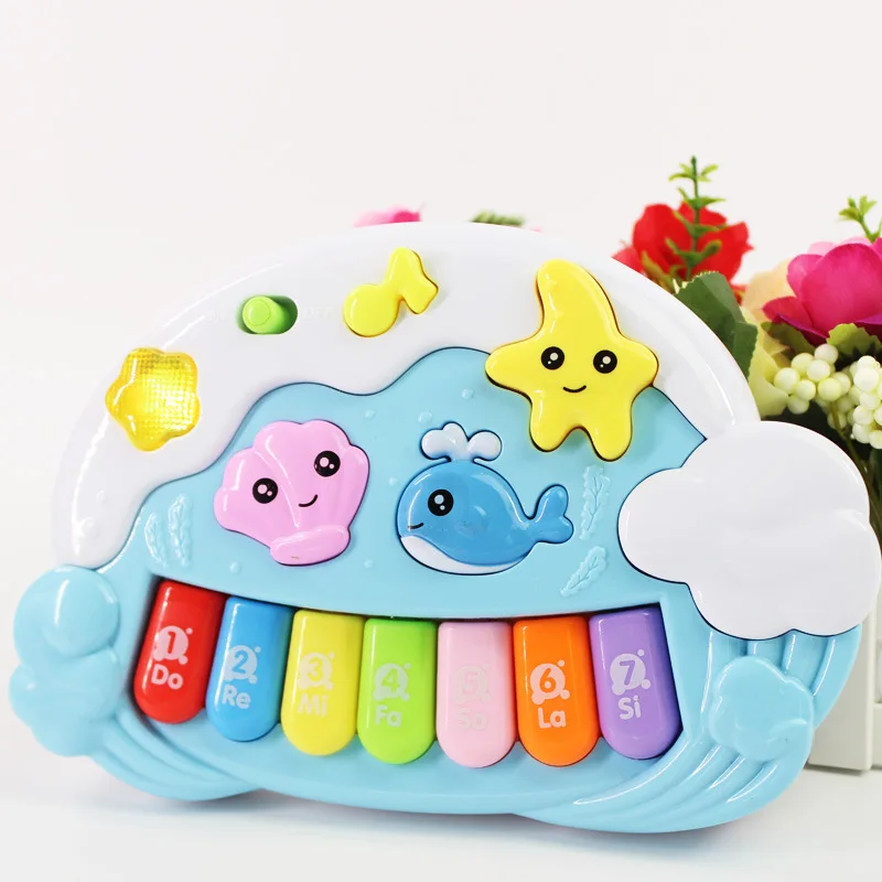 Ylh37039 Многофункциональный Joy Электрический светильник и звук океанов dong wu qin раннее образование и светильник EN музыкальный инструмент игрушка