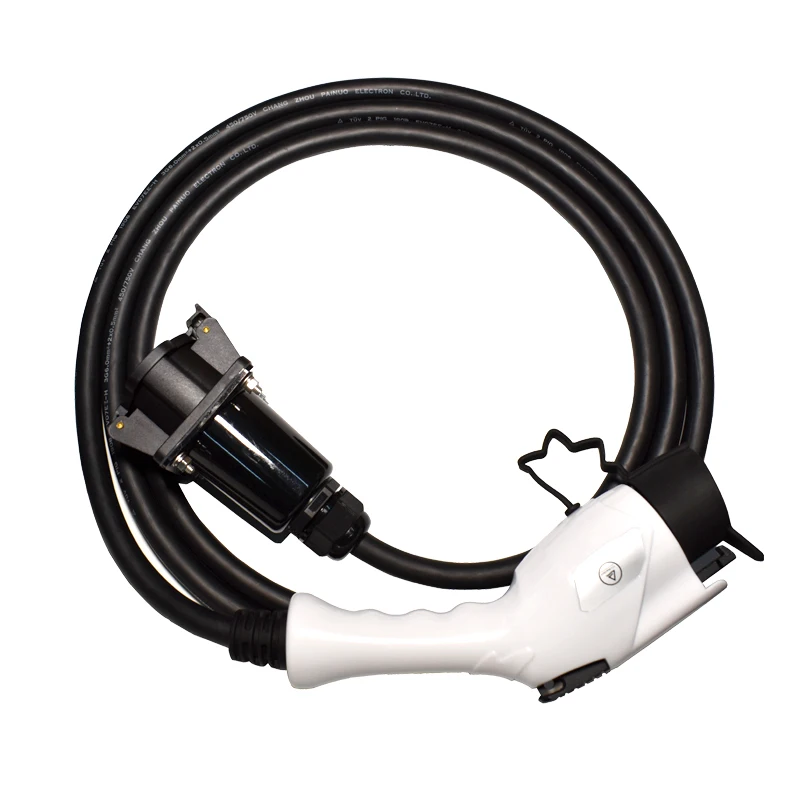 

Type 1 SAE J1772 Charging Extension EV Cable Cord Extend Lengthen Cable TUV/UL Electric Vehicle Car Connector