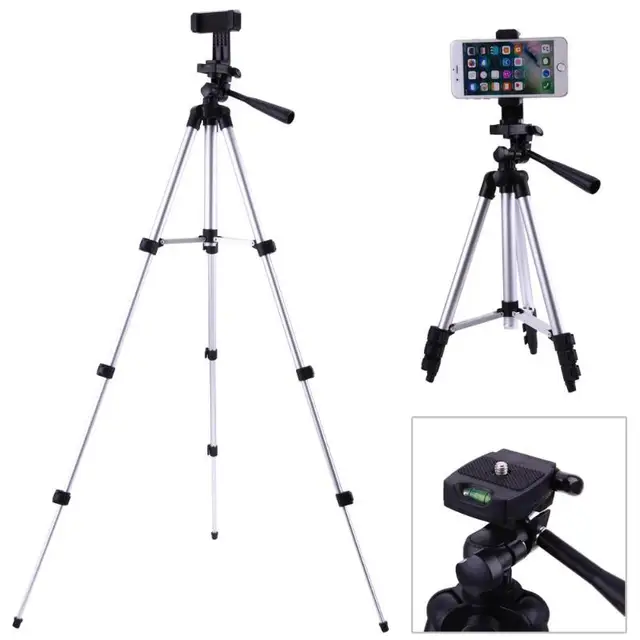US $7.22 Long tripod Bluetooth Remote Control Self-Timer Camera Shutter Clip Holder Tripod Sets Kit Gift For