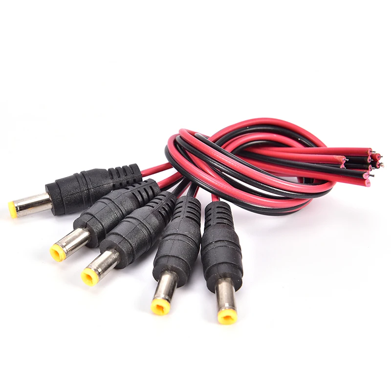 5.5x2.1mm Female DC Power Socket Jack Plug Connector Cable 12V