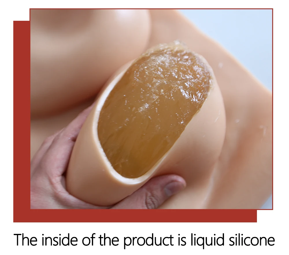 D cup Food grade silicone lifelike breast forms crossdresser cosplay fake boobs Artificial realistic breast for woman mastectomy (5)