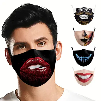 

Cute Cartoon Face Mask Funny Pattern Unisex Anti Dust Warm Mouth Mask Multi Style Hot Sale