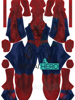 

Free Shipping 3D Printed Battle Raimi Spiderman Cosplay Costume Lycra Zentai Bodysuit Men Boys Male Spier-Man Suit