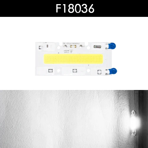 Cold White F18036 Светодиодный COB Чип-светильник интегрированный 3W 5 Вт 7 Вт 10 Вт 20 Вт 30 Вт 50 Вт 100 Вт 150 Вт 220 В 110 В Y32 Смарт IC бисера без водителя DIY прожектор - Испускаемый цвет: Cold White F18036