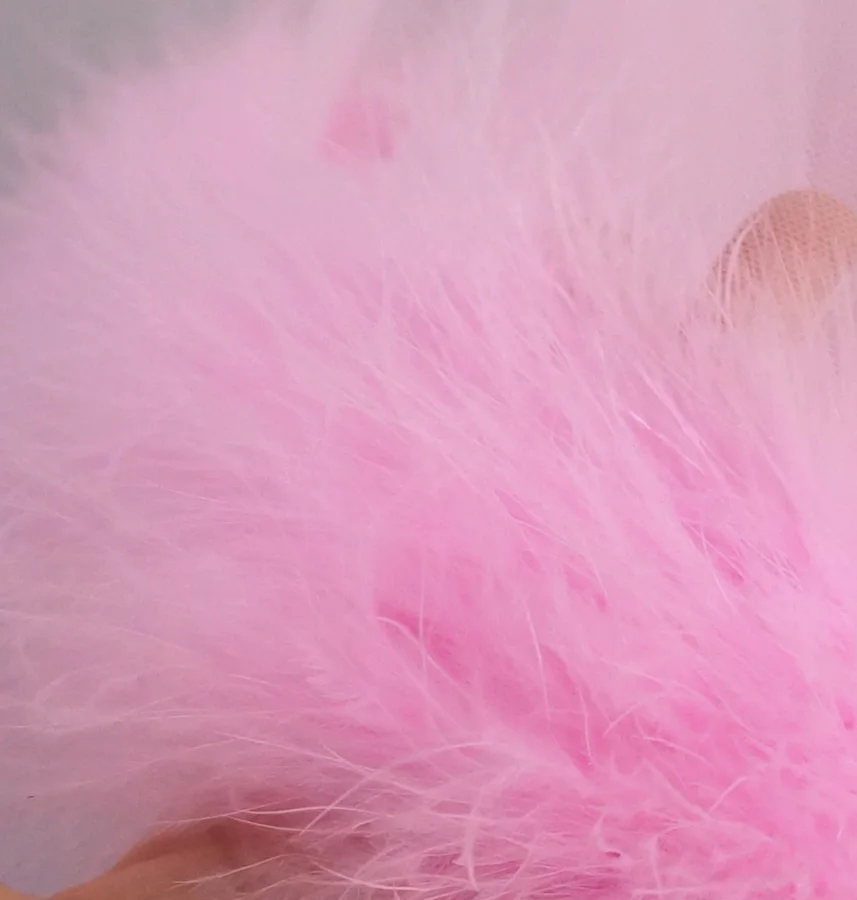 pink Очень пышный халат с перьями, длинный Тюль, Illusion Sheer, меховой халат, что-то синее - Цвет: pink