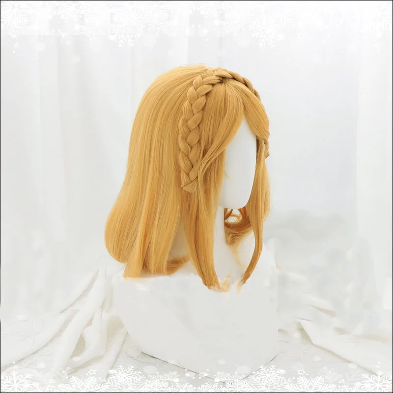 Игра принцесса Зельда парик легенда о Зельде: дышащие дикие парики для косплея