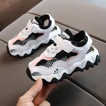 

Boys Sandals Soft Bottom Children's Beach Shoes Kids Sandals Baby Comfortable Sport Shoes Girls Mesh Sandal Casual Sneakers