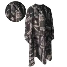 Водонепроницаемая Антистатическая набивная прическа ткань для стрижки волос Красота накидка парикмахерский фартук резка виниловая наклейка на стену накидка для укладки волос