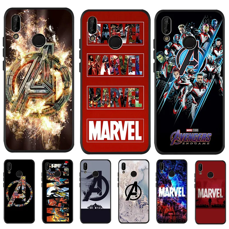 

Marvel Avengers For Huawei P8 P10 P20 P30 Mate 10 20 Honor 8 8X 8C 9 V20 20i 10 Lite Plus Pro Case Cover Coque Etui Funda capa