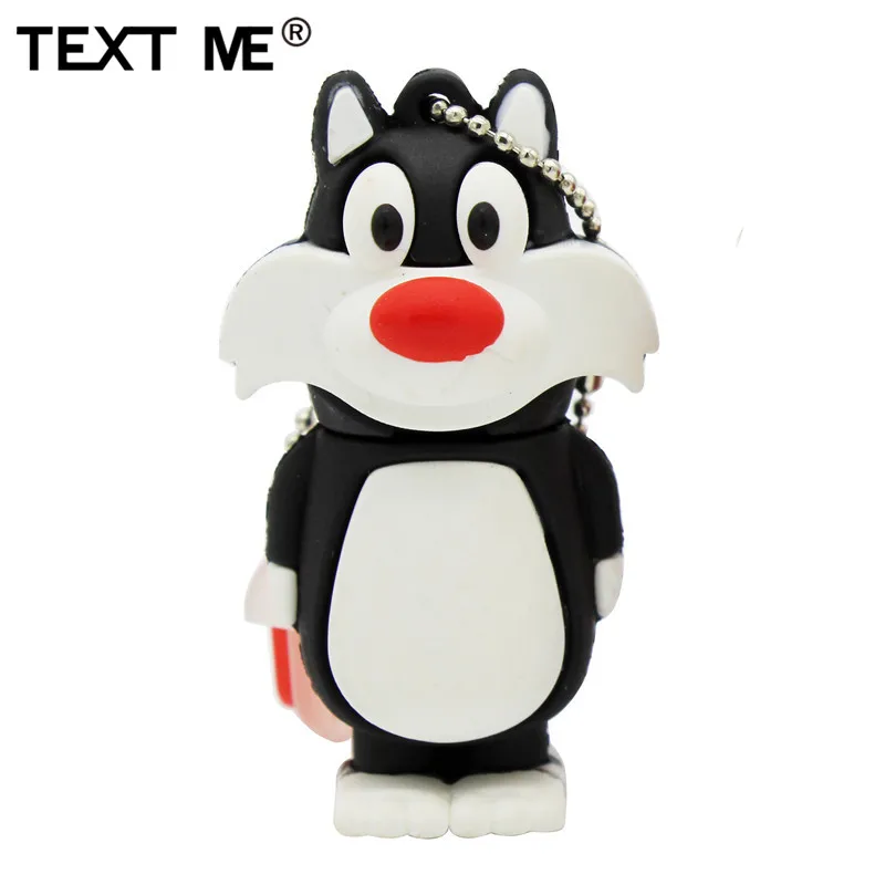 TEXT ME cartoon5 Модель 64 Гб кролик Лев утка usb флеш-накопитель usb 2,0 4 ГБ 8 ГБ 16 ГБ 32 ГБ Флешка милый подарок usb2.0