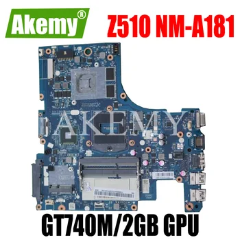 

Free Shipping For Lenovo Z510 Laptop Motherboard AILZA NM-A181 with GT740M video card 2GB