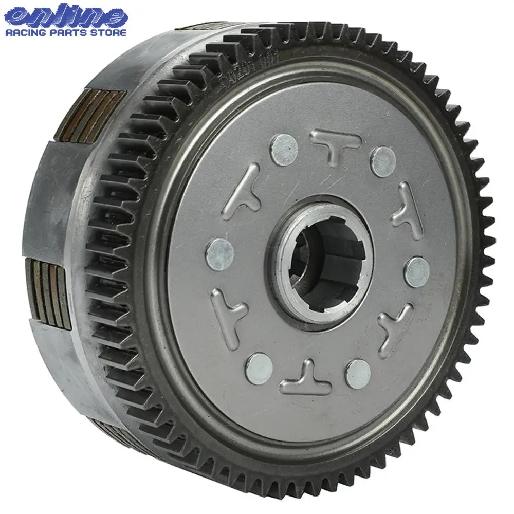 5 Disc 67 Teeth Complete Manual Clutch Assembly Kit For Lifan 140cc 150cc Horizontal Engines