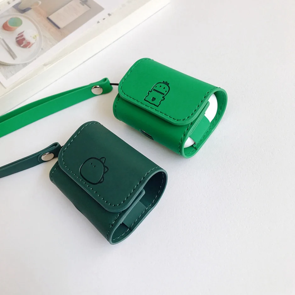 Чехол для наушников для Airpods Pro, кожаный чехол с милым 3D рисунком, чехол для наушников с Bluetooth для Apple AirPod Air Pods Pro 3, чехол