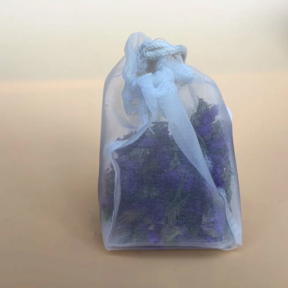 

DHL 200 Mesh Square Bottom Gauze Filter Bag Recyclable Dried Flowers Food Storage Pouch Loose Tea Wine Filter Drawstrings Bags