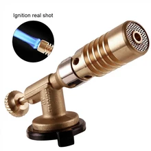 Torche de soudage Portable au gaz, brûleur au Butane, pistolet à flamme de brasage, pour Camping en plein air, barbecue, pistolet à chaleur 
