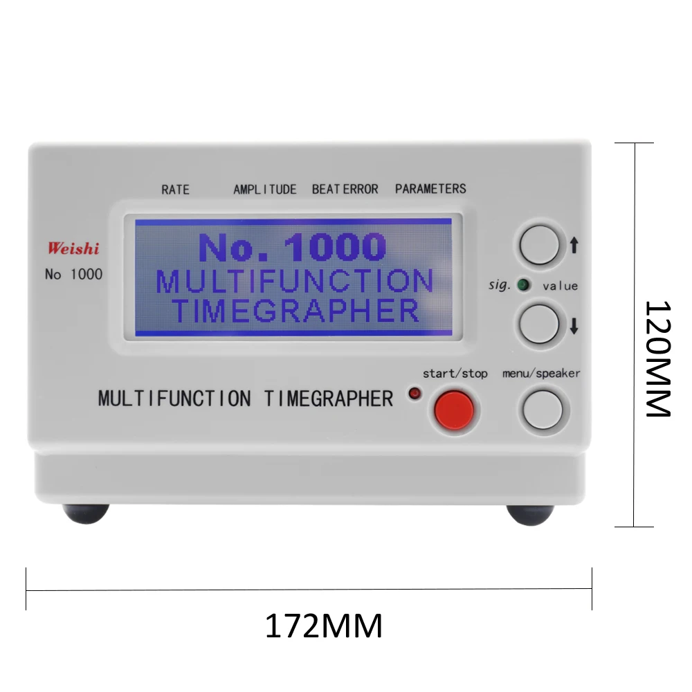 WeiShi № 1000 Многофункциональный Профессиональный сроки Timegrapher механический прибор для проверки часов для ремонтных и любителей инструментами для часов, мужские часы