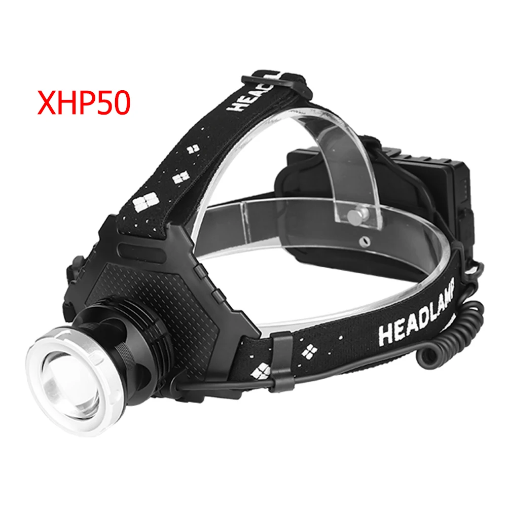 Мощный налобный фонарь XHP70.2 светодиодный налобный светильник USB Перезаряжаемый налобный светильник Zoom Головной фонарь Водонепроницаемый XHP70 XHP50 налобный передний светильник 18650