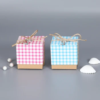 

10Pcs DIY Paper Box Wedding Gift Package Chocolate Cookies Treat Bags for Halloween Decor Festive Supplies Halloween Candy Boxes