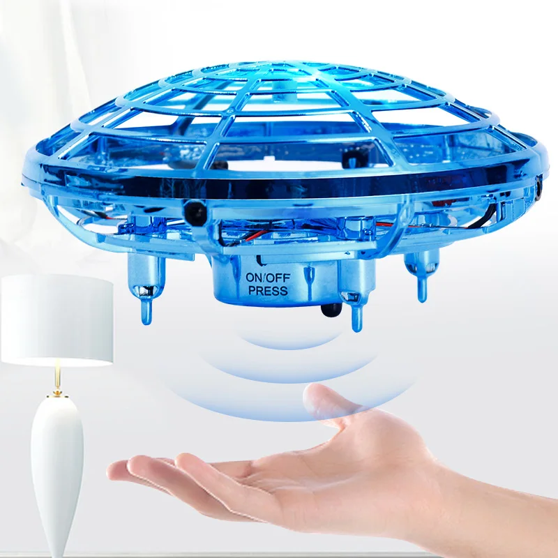 Mini Drones UFO Toys Infrared Sensing Control Hand Fly Aircraft Anti-collision Hand-operated Quadcopter Induction Toy ufo Drone