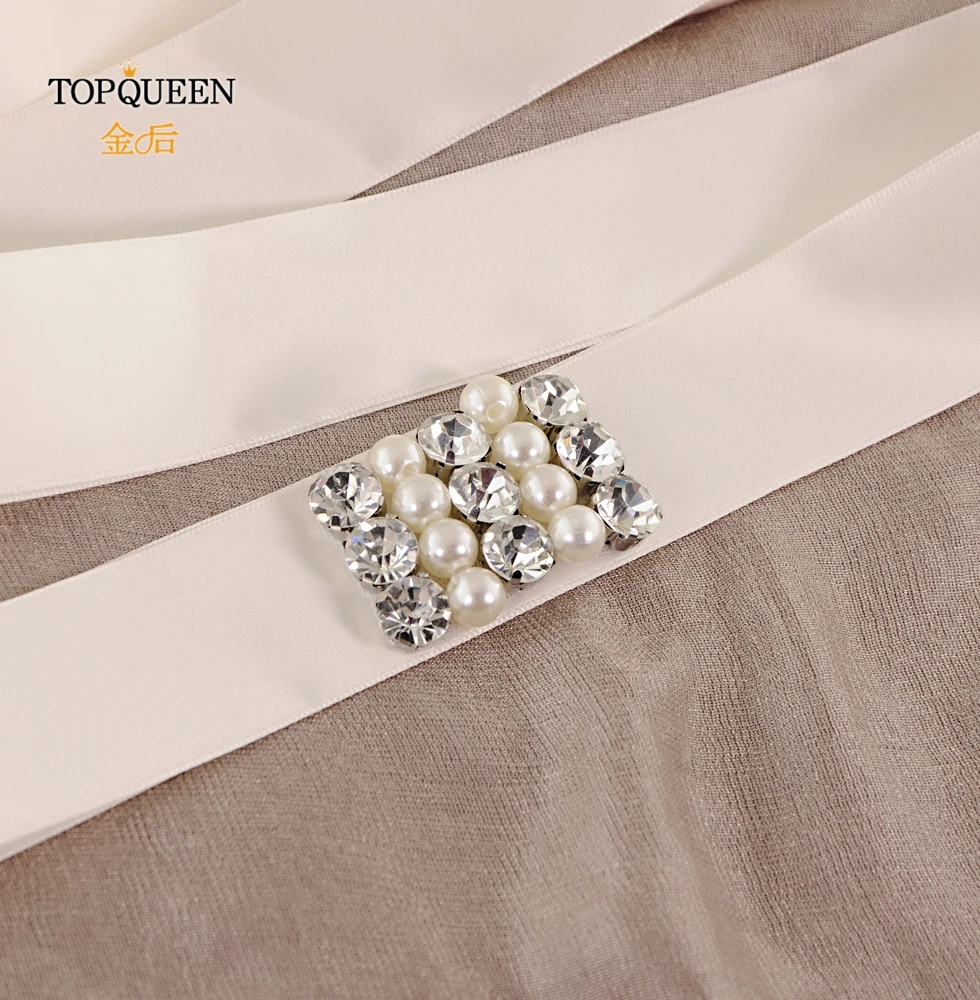 TOPQUEEN S265 мода свадебный пояс для свадебных платьев жемчужный свадебный пояс свадебные пояса и пояса темно-синий бисерный пояс